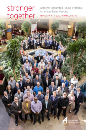 Aalberts National Sales Meeting. Group Shot.