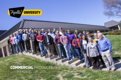 Apollo University - Commercial Products. Group Shot.
