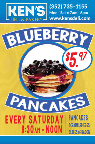 Ken's Deli - Blueberry Pancakes